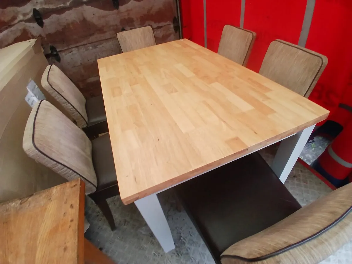 Table new/(6)..chairs ....delivered - Image 4