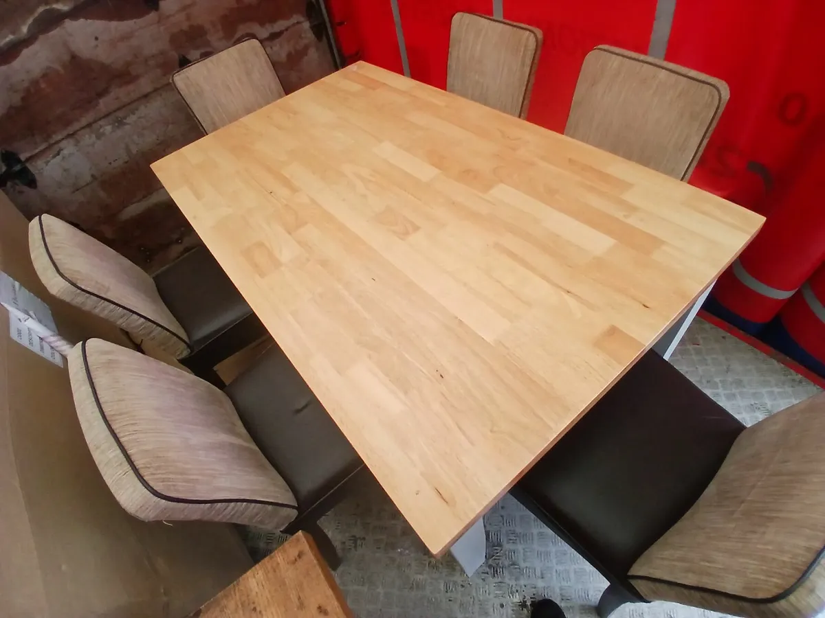 Table/chairs lot of (6)..delivered - Image 2