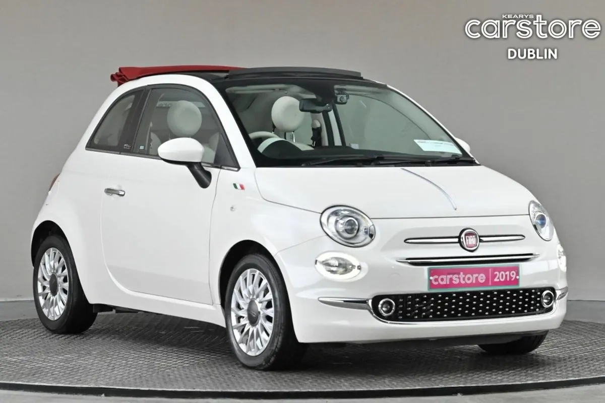 Fiat 500C 1.2 AUTO CONVERTIBLE **REAR PARK SENSORS - Image 1