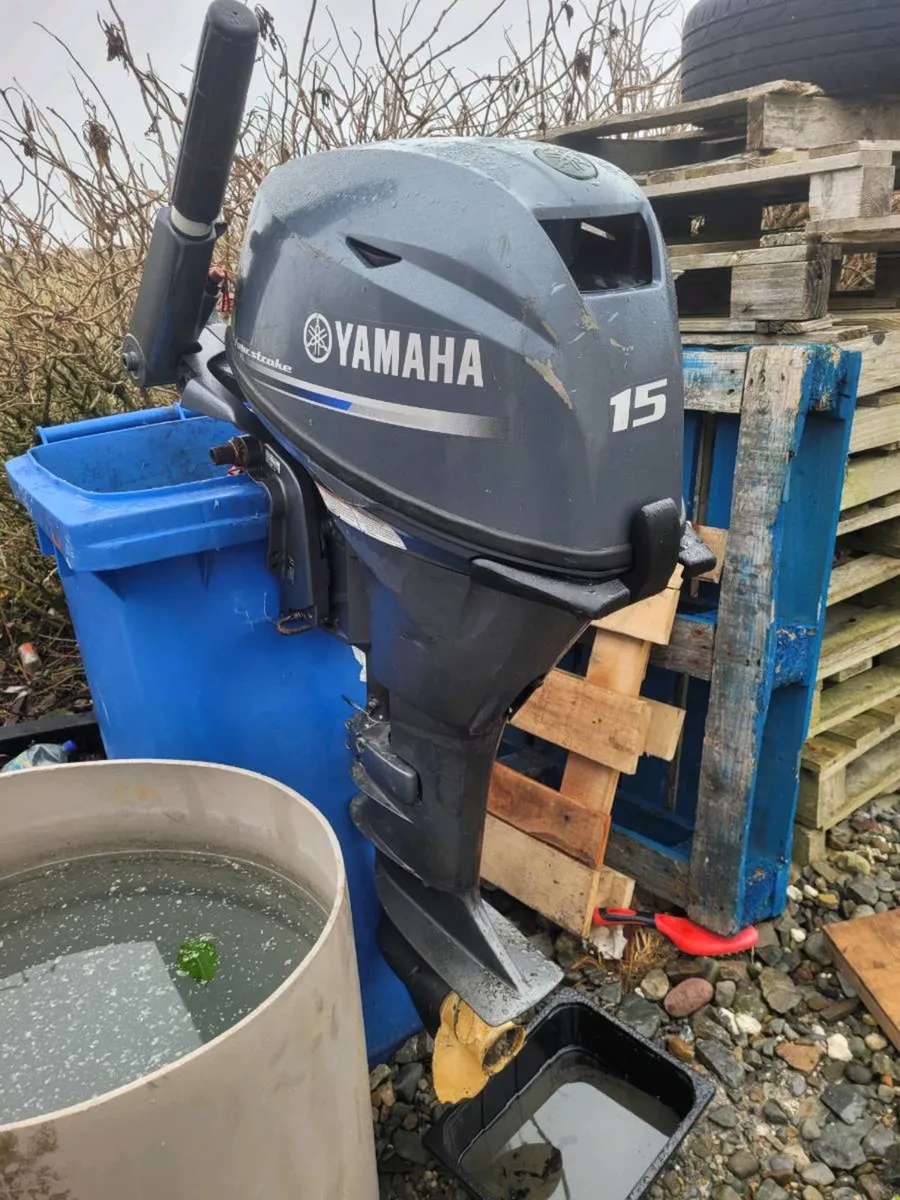 15hp yamaha 4stroke for parts or repair - Image 3