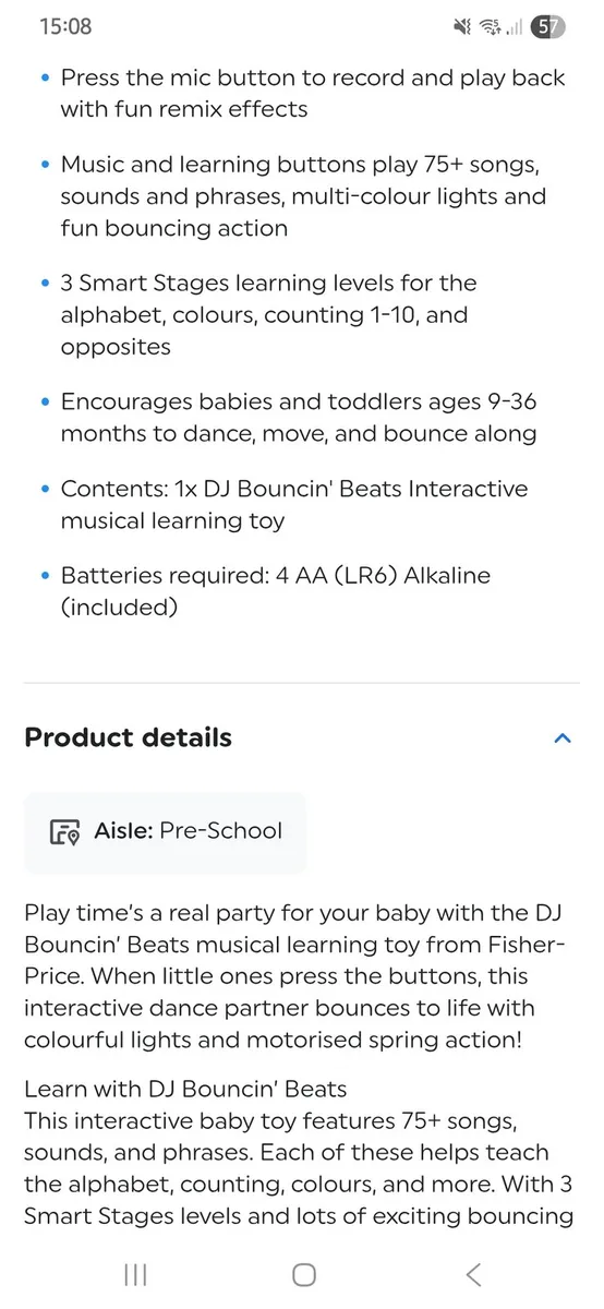 Fisher price - DJ Bouncin Beats - Image 4