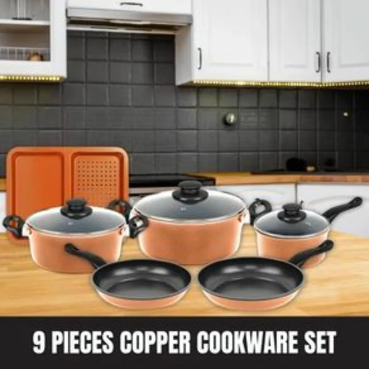 Cooper Pots & Pans Set (Special Offer Now On)