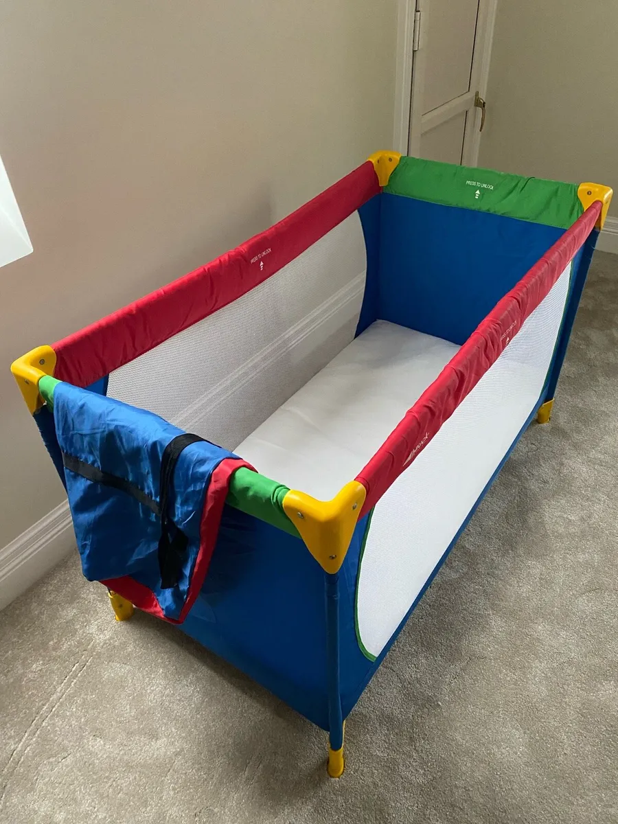 Baby Toddler Travel Cot Bed - Image 1