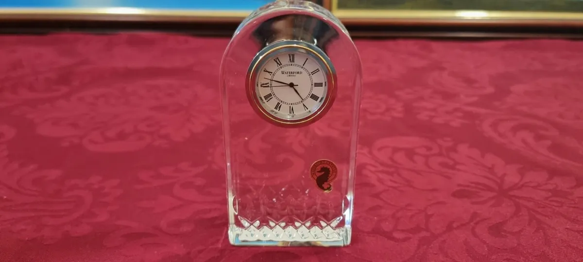 InGift Box Waterford Crystal Lismore Essence Clock - Image 2
