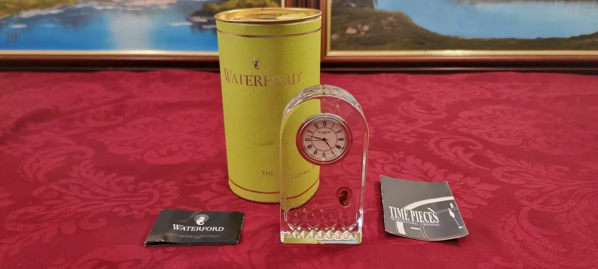 InGift Box Waterford Crystal Lismore Essence Clock - Image 3