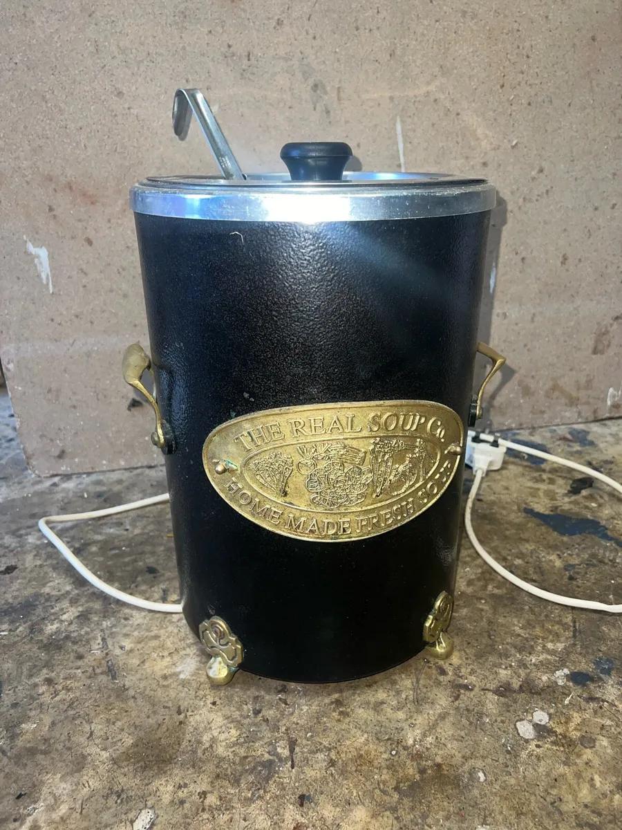 antique soup kettle - Image 1