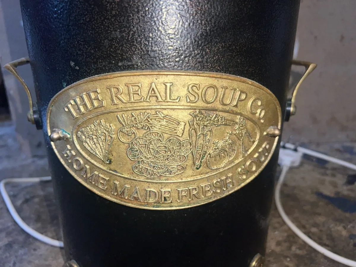 antique soup kettle - Image 3