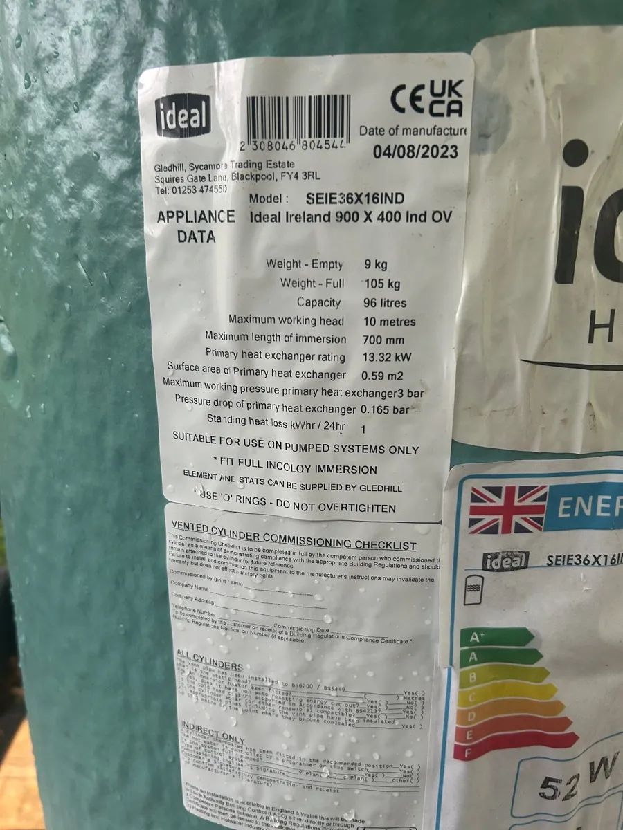 Stainless Steel Cylinder 36 x 18 - Image 3