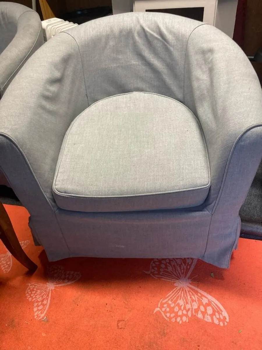 Ikea tub chairs x 2 lovely condition - Image 1