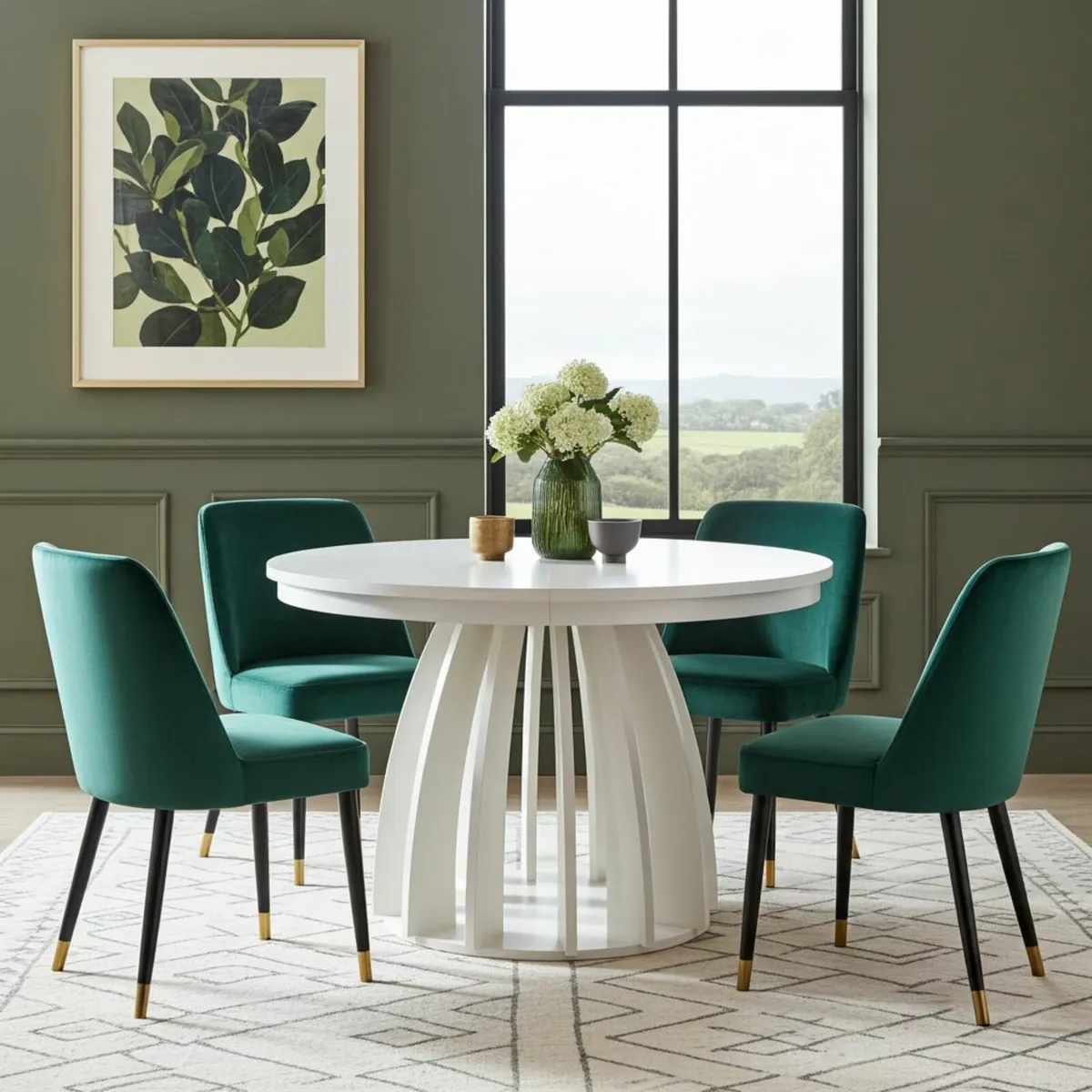 Tovo Extendable Dining Table – Cashmere, 100–140cm - Image 2