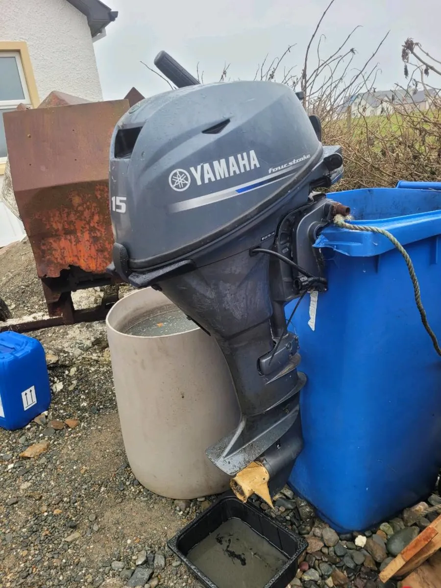 15hp yamaha 4stroke for parts or repair - Image 1