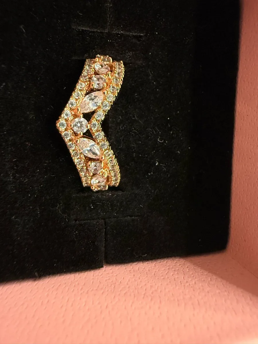 Pandora Princess Wishbone Ring size 54 - Image 3