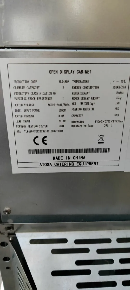 Atosa Multideck Display Fridge - Image 3