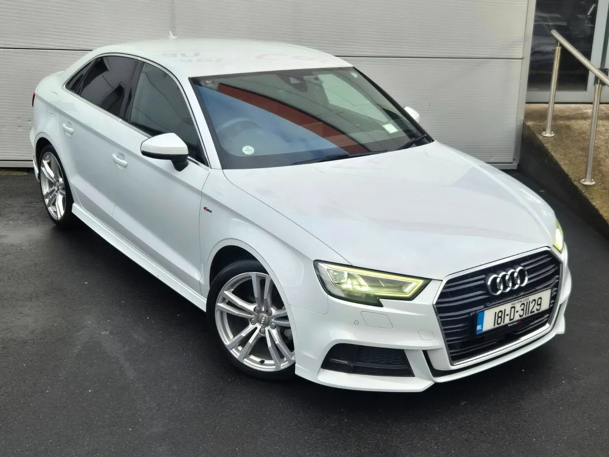 2018 Audi A3 1.4 S Line Petrol Saloon Auto, 18" - Image 3
