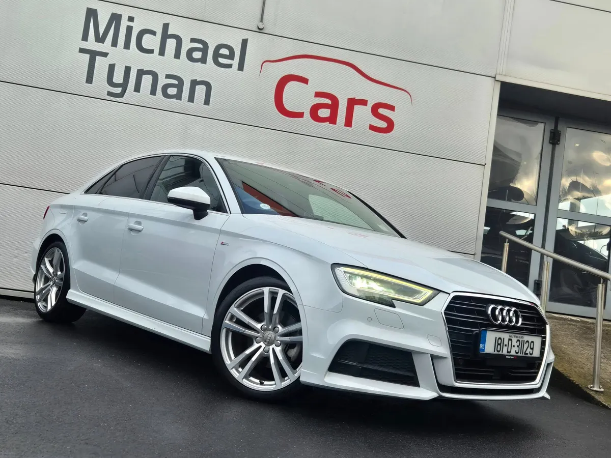 2018 Audi A3 1.4 S Line Petrol Saloon Auto, 18" - Image 2