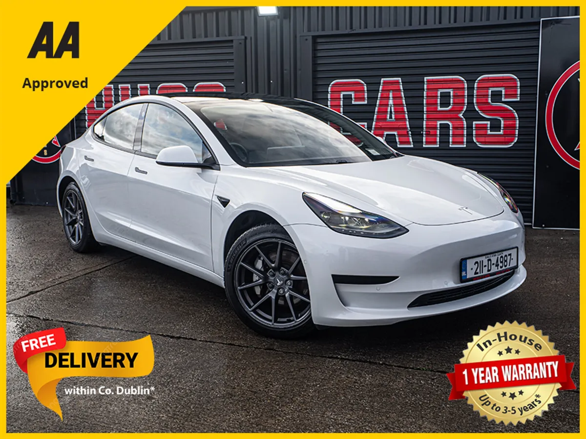 2021 Tesla Model 3/Irish/54k kms/1yr warranty - Image 1