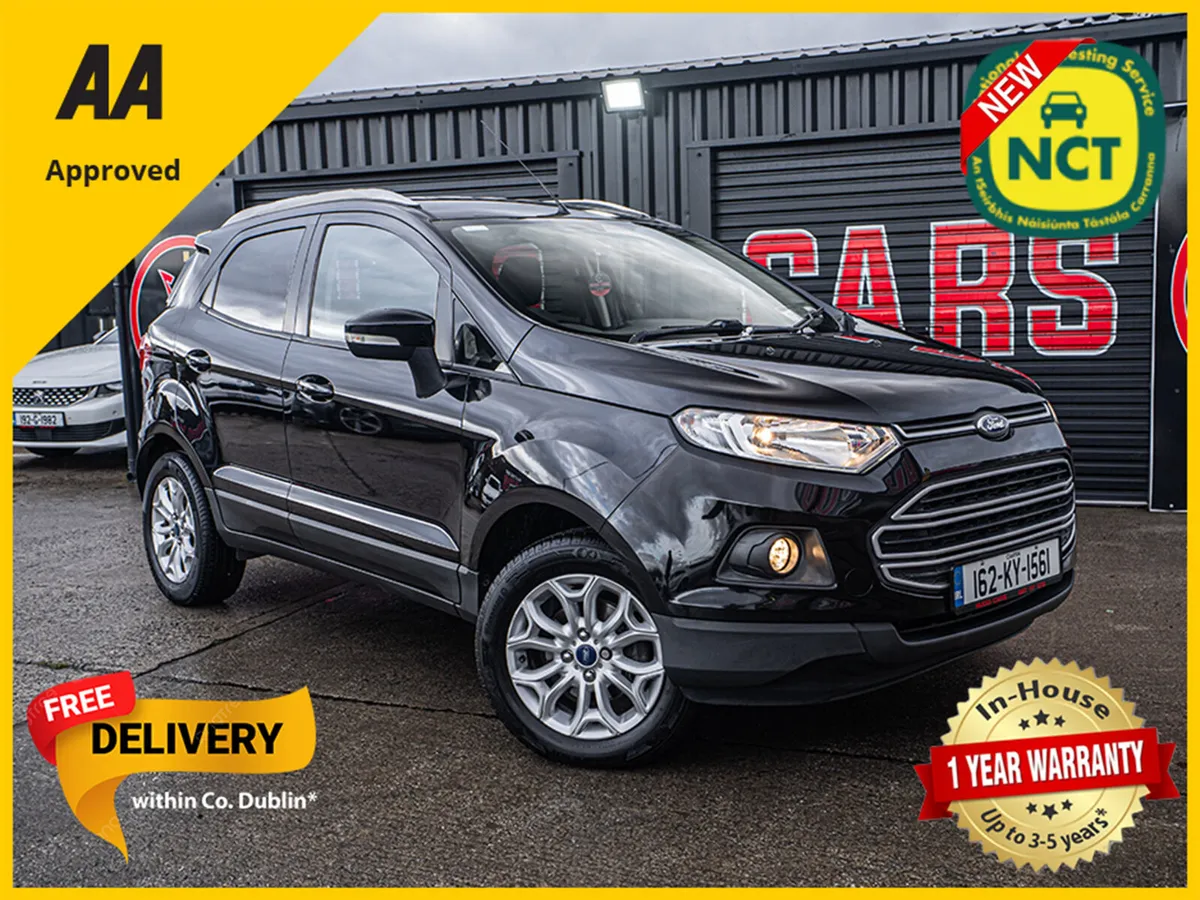 162 Ford EcoSport 1.0/New NCT/1yr warranty - Image 1