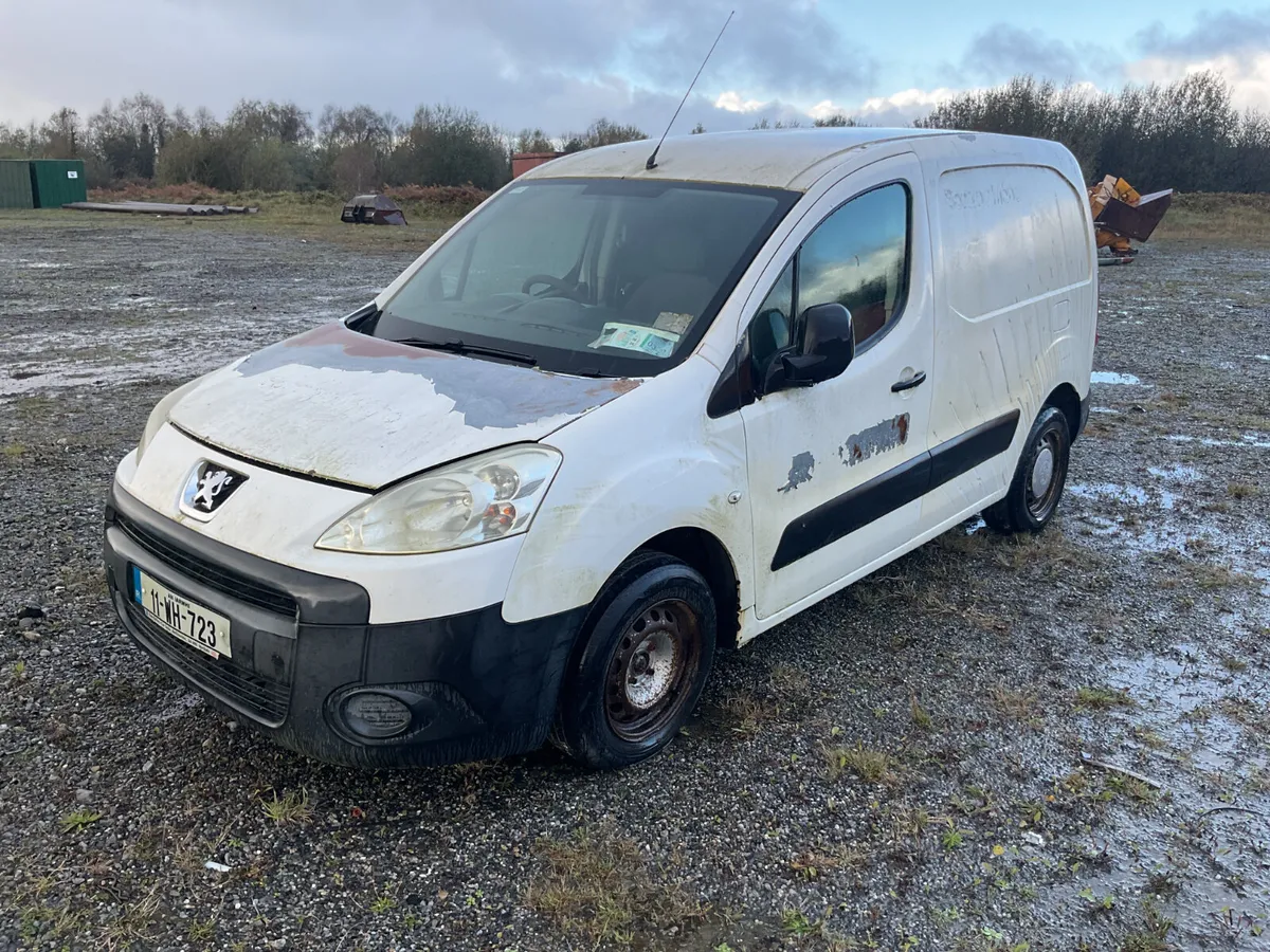 2011 Peugeot Partner B9 1.6 HDI 75 VAN For Auction - Image 1