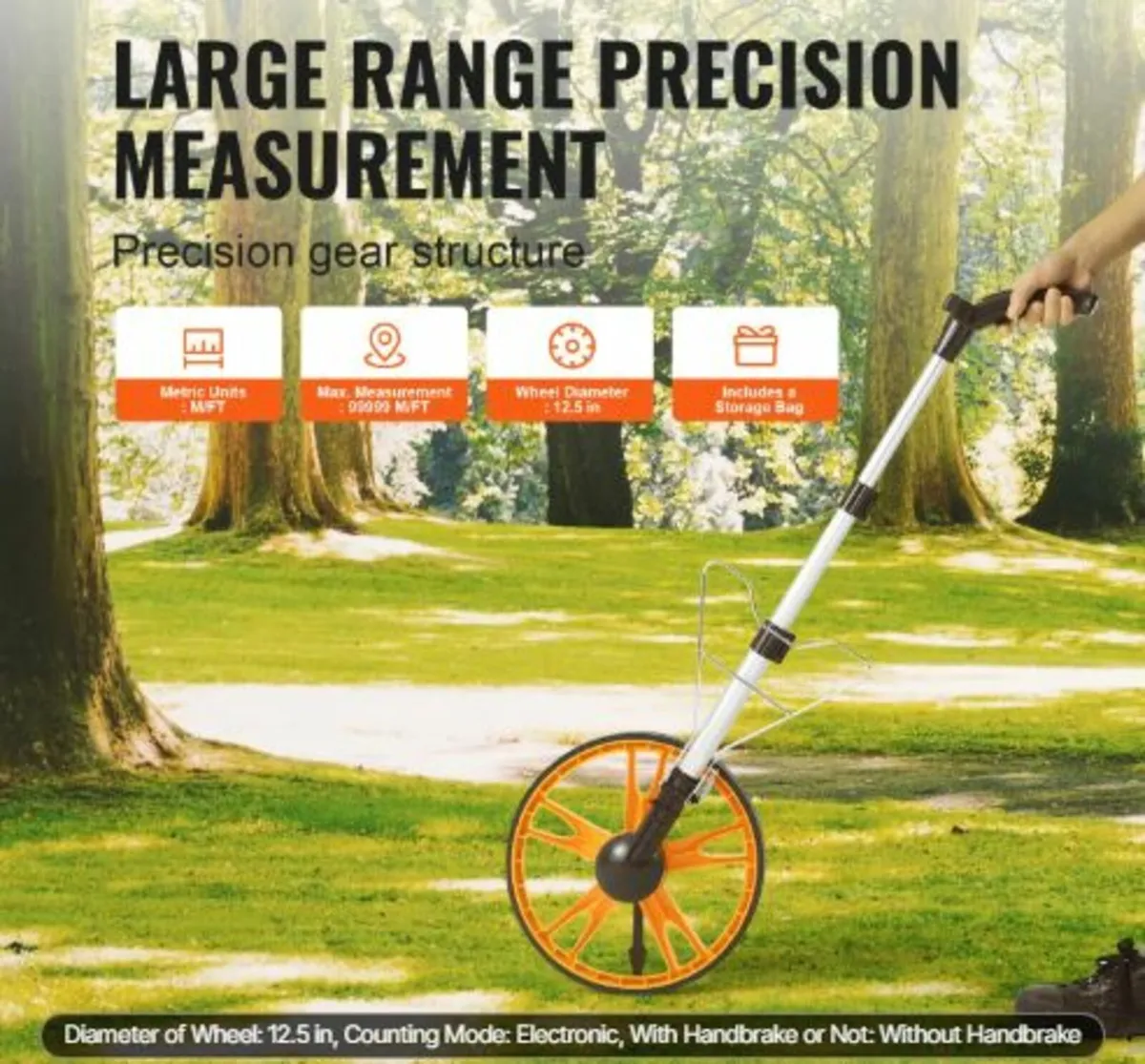 Measuring Wheel 317mm Road Runner Telescoping - Image 2