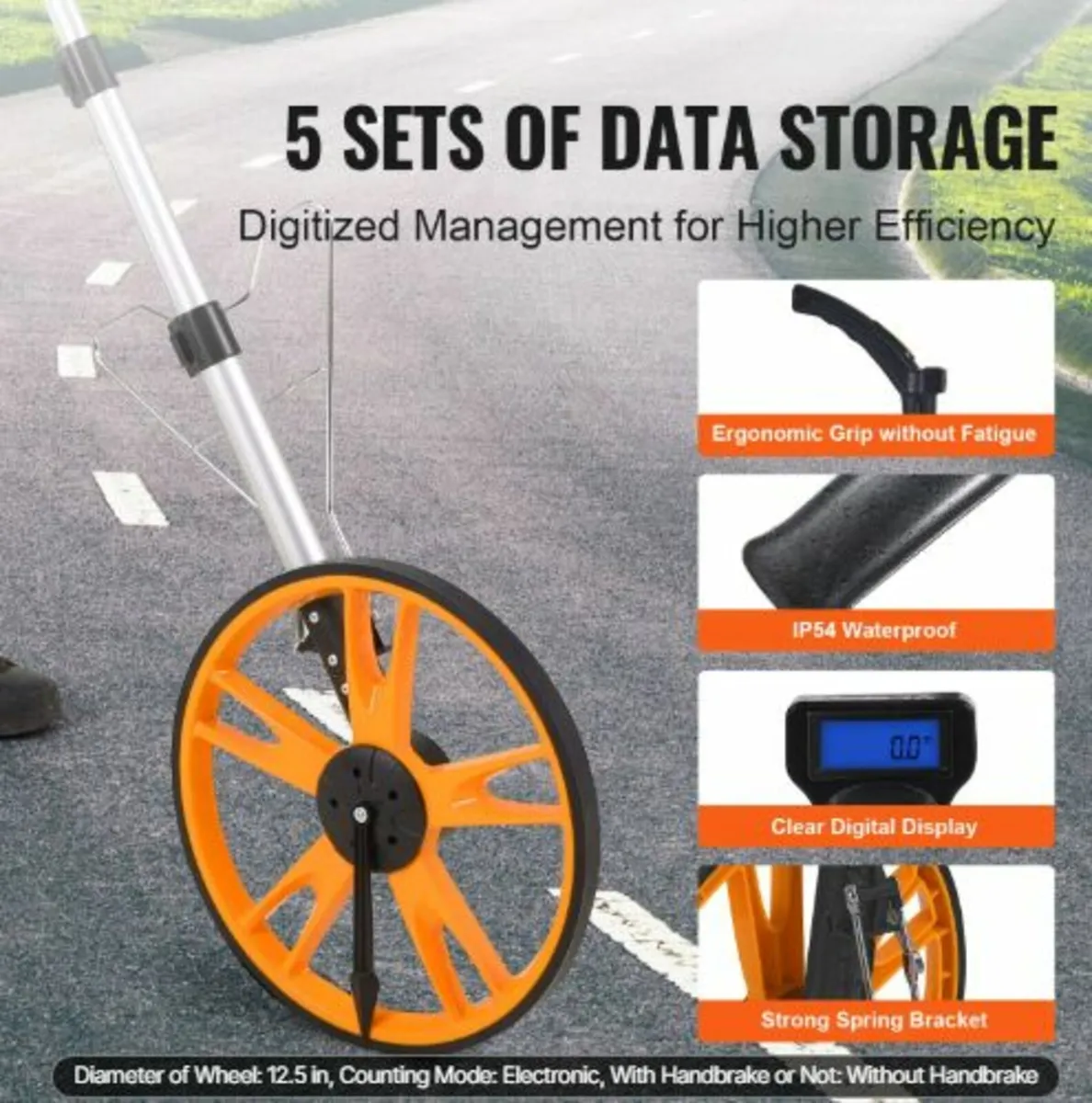 Measuring Wheel 317mm Road Runner Telescoping - Image 3