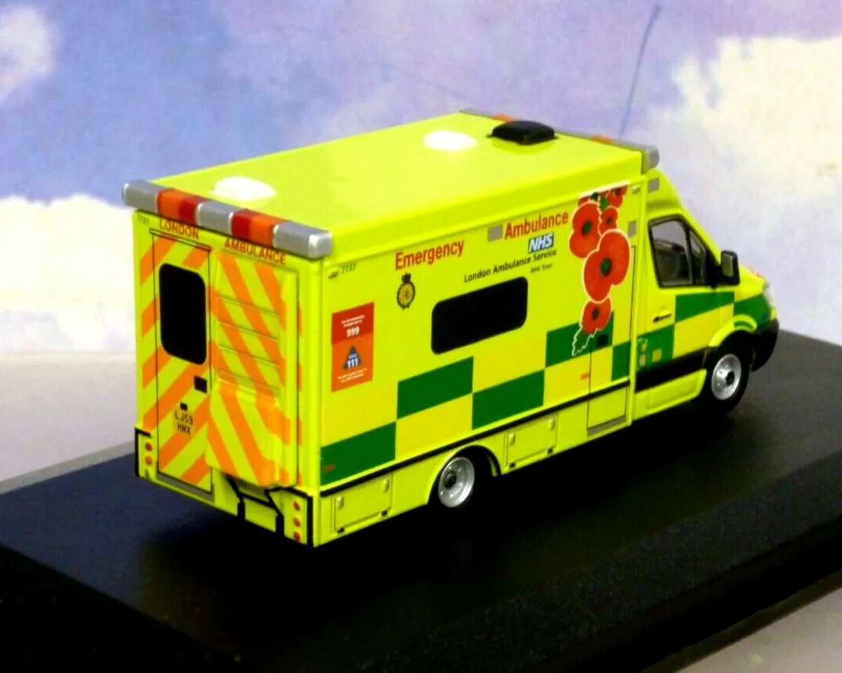 1.76, London Poppy Sprinter Ambulance -Free Post - Image 2