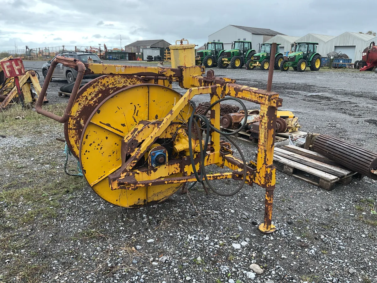 Machine Mounted Cable Drum Roller For Auction - Image 2