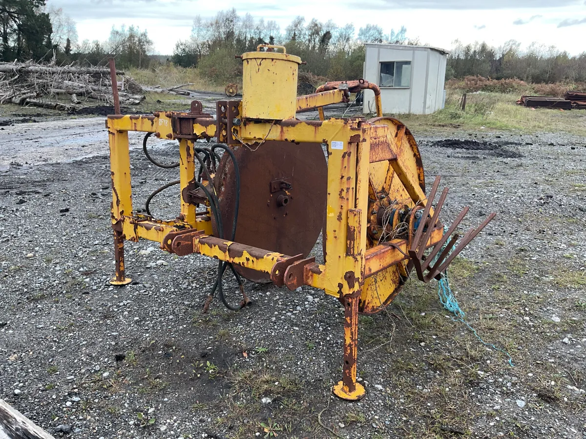 Machine Mounted Cable Drum Roller For Auction - Image 4