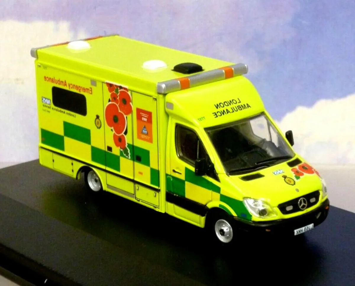 1.76, London Poppy Sprinter Ambulance -Free Post - Image 3