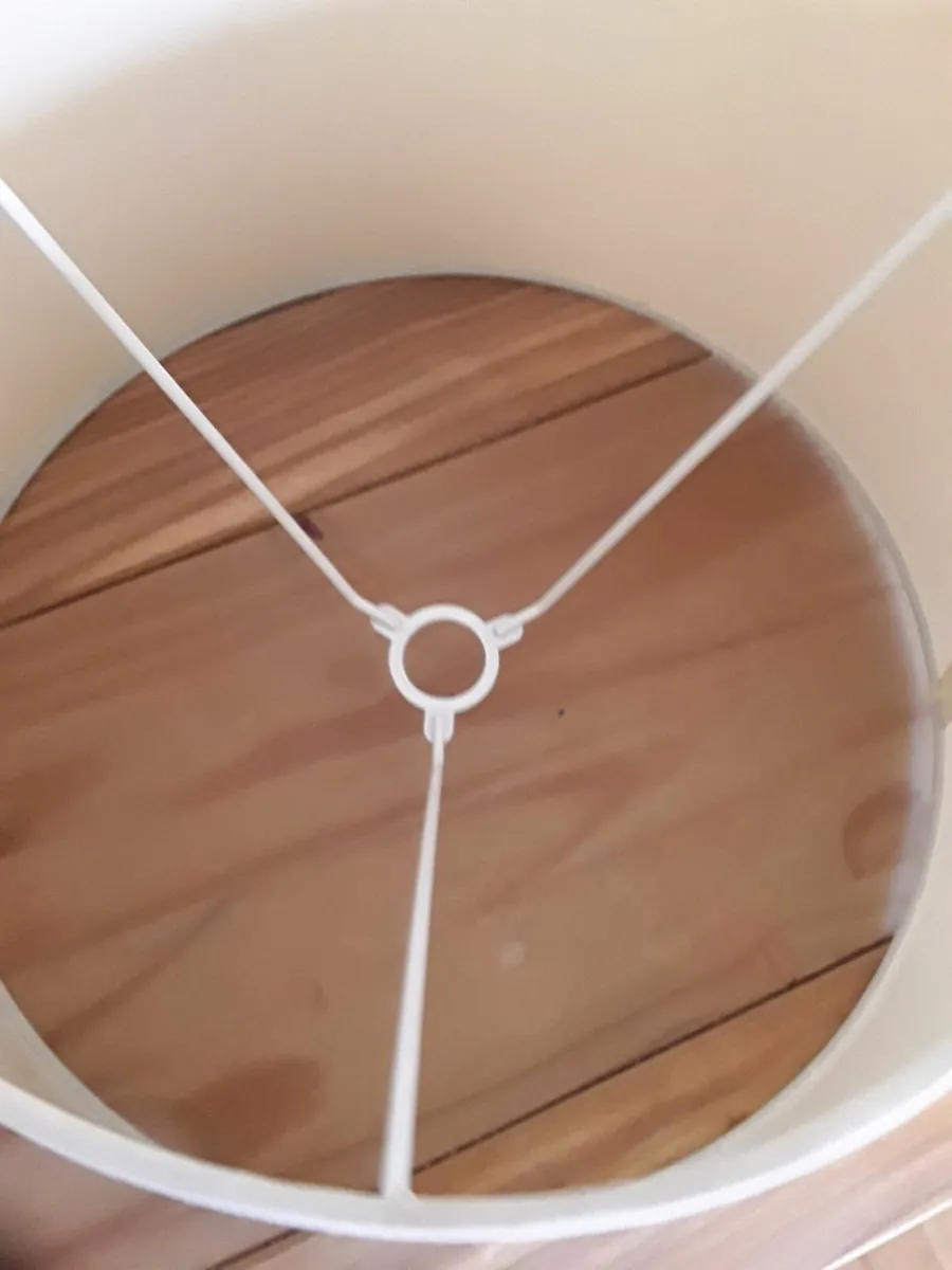 Cream coloured pendant shade - Image 3