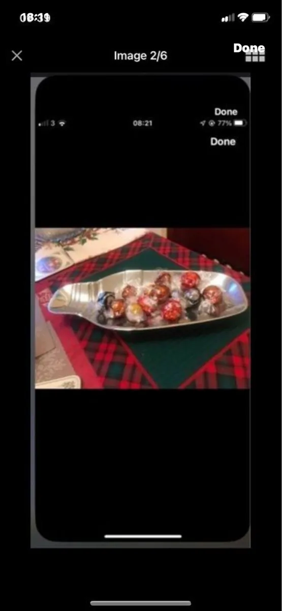 Mariposa Aluminium Serving Tray - Image 1