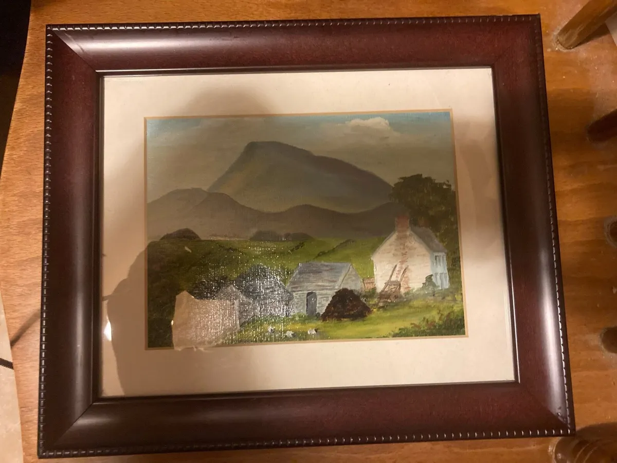 Mount Errigal Donegal painting free postage - Image 1