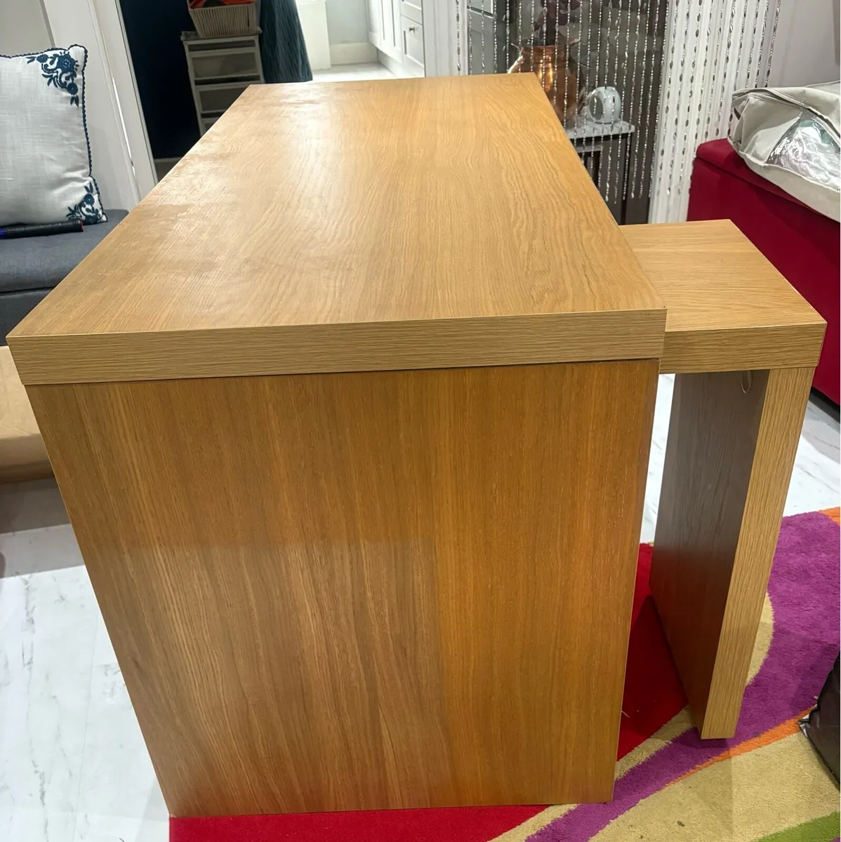 Office Table will pull out table and drawers - Image 1