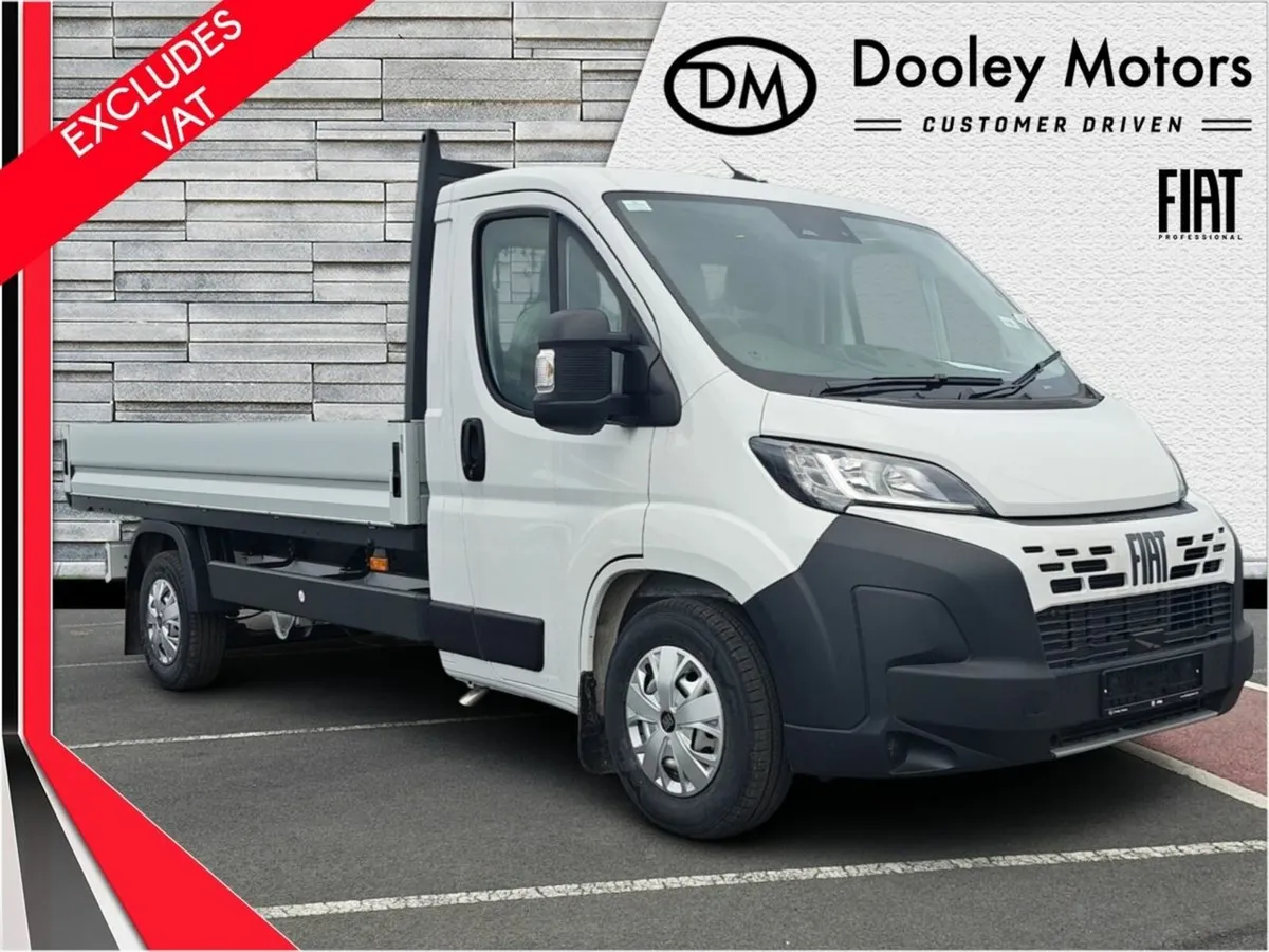 Fiat Ducato Steel Dropside Single Cab Plus Vat - Image 1