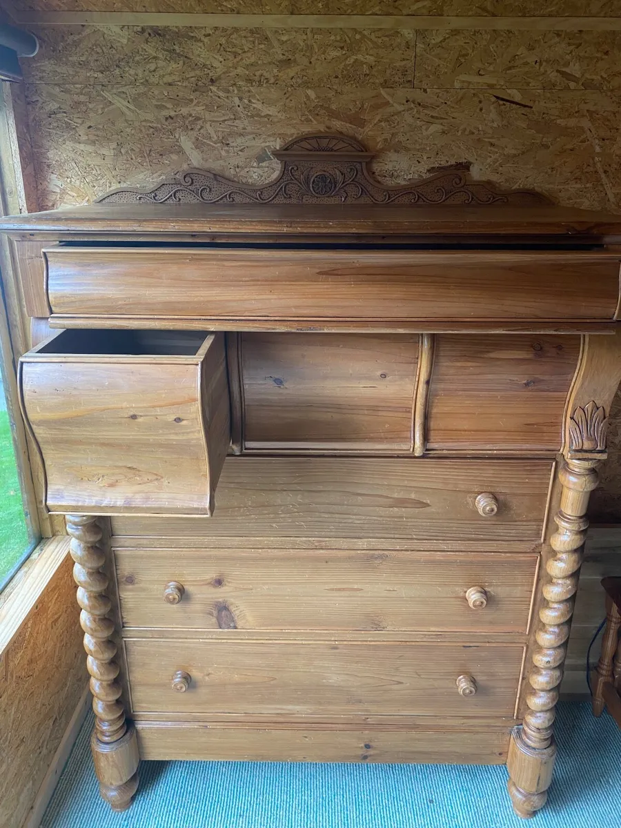 Scottish pine drawer unit - Image 2