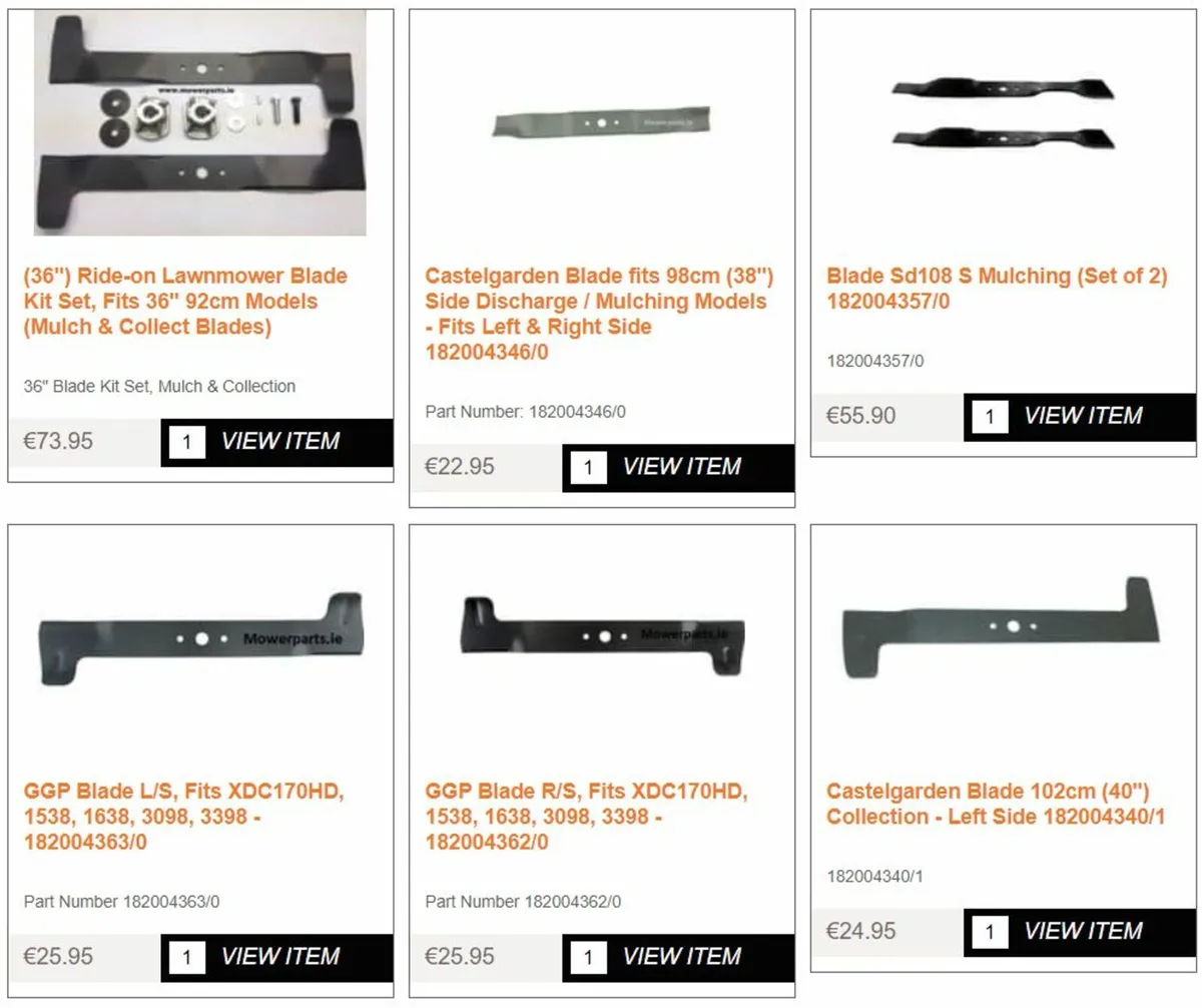 Castelgarden Mountfield Stiga Honda Parts - Image 2