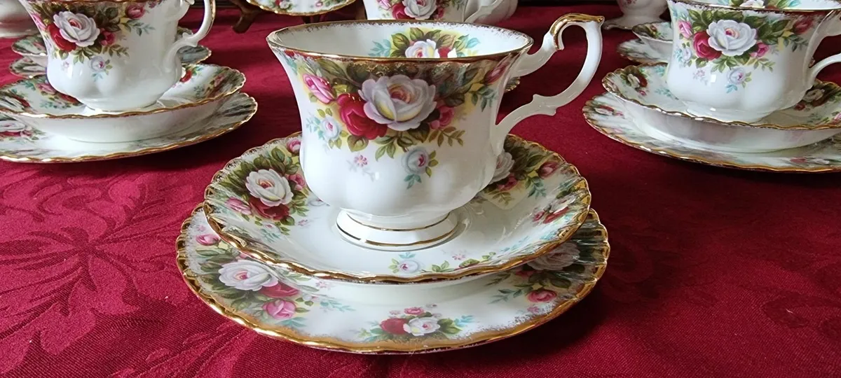 23 Pc. Royal Albert Celebration Bone China Tea Set - Image 2