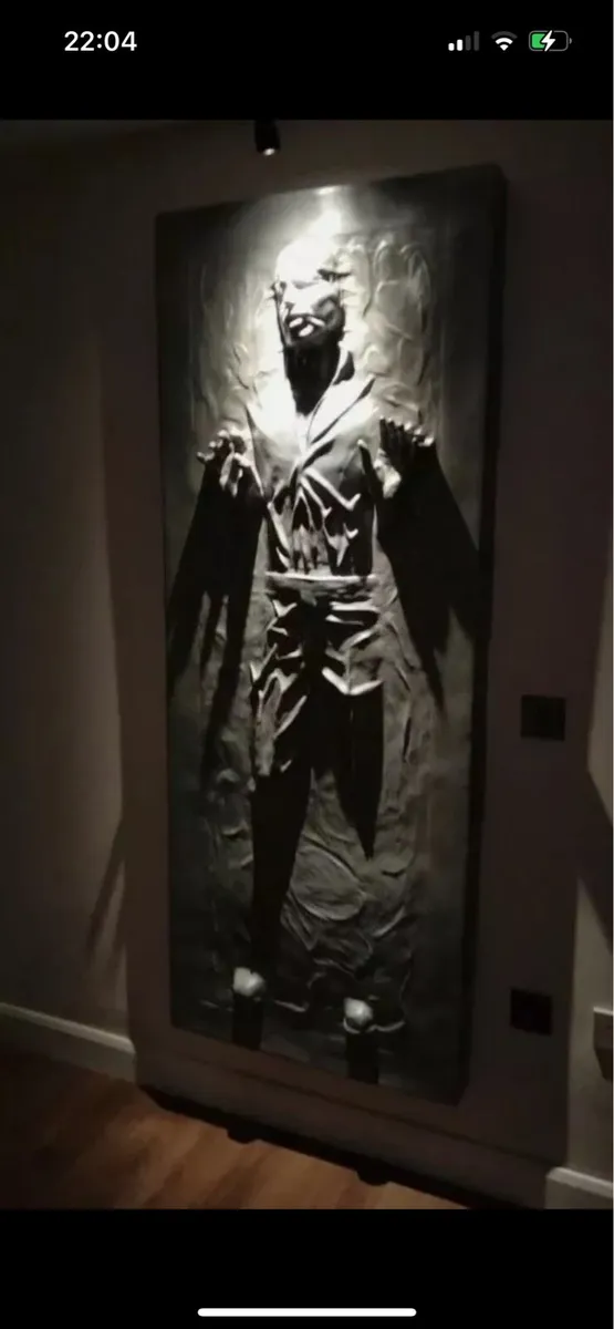 Han Solo in carbonite Star Wars full size prop - Image 1