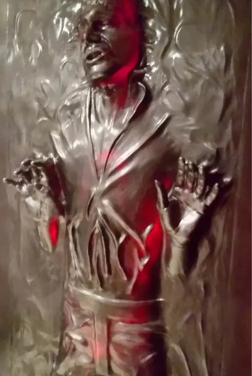 Han Solo in carbonite Star Wars full size prop - Image 2