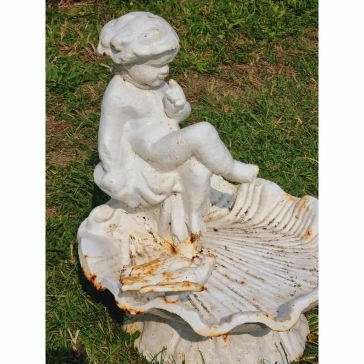 Cherub Bird Bath H142 - Image 2