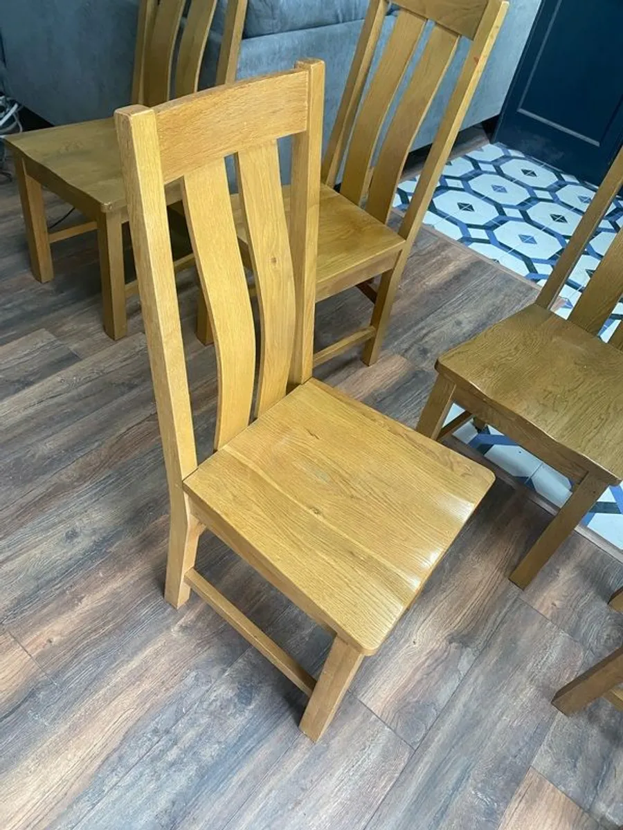 Solid oak Kitchen chairs