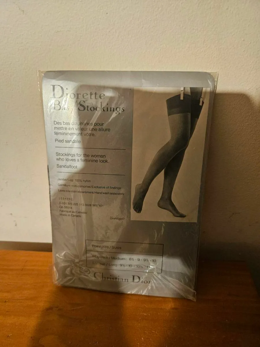 Vintage Christian Dior Stockings - Image 4