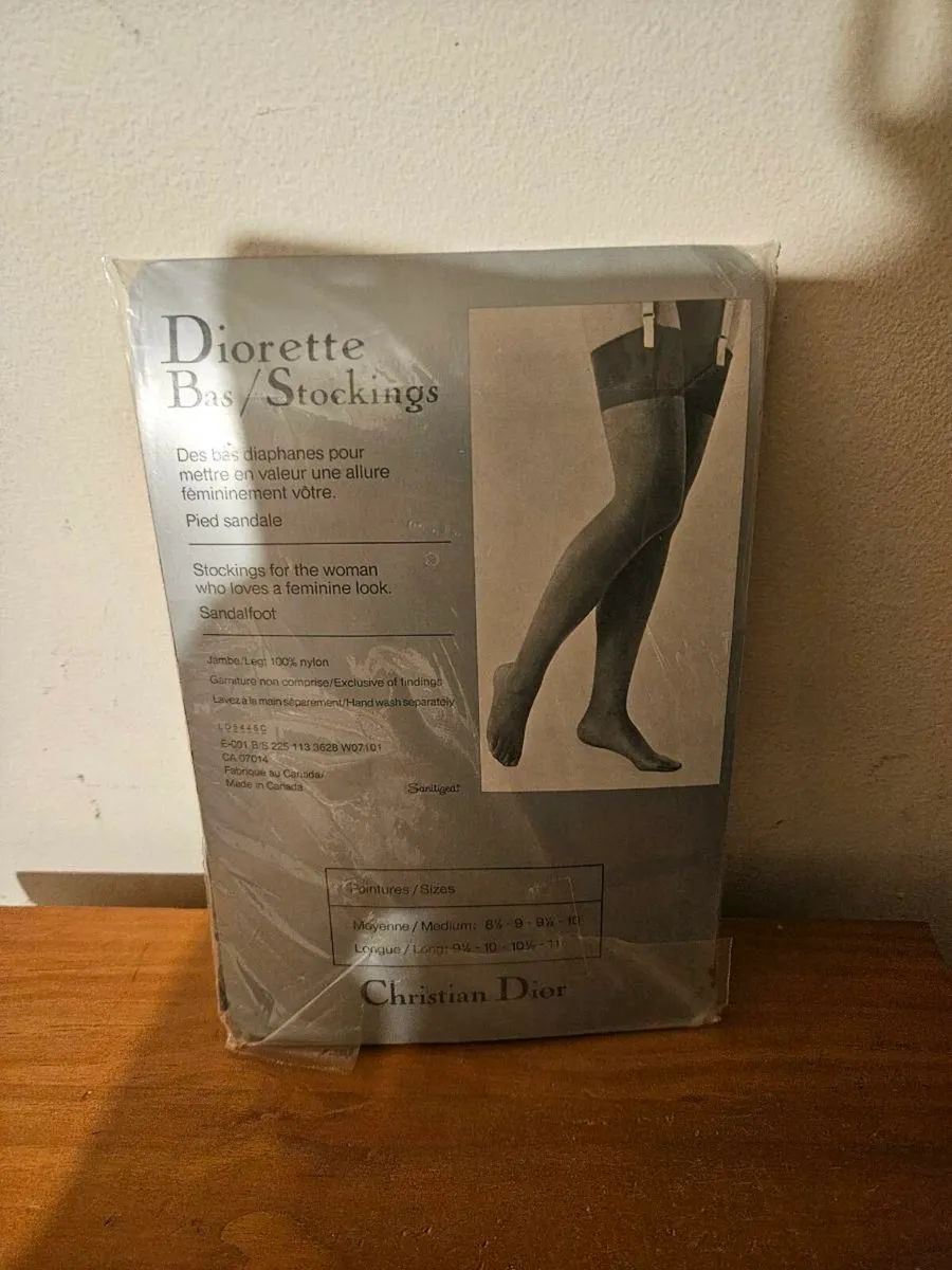 Vintage Christian Dior Stockings - Image 4