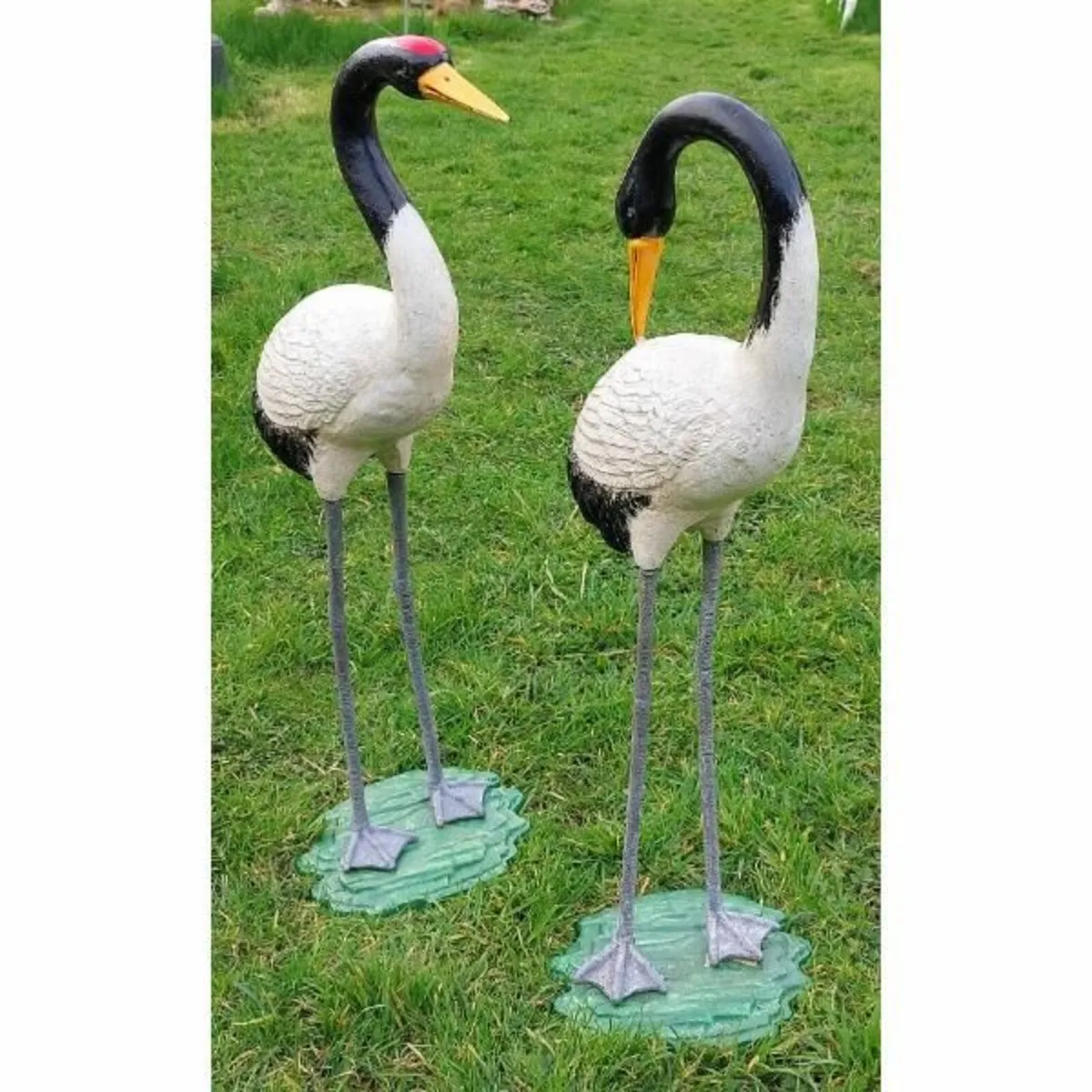 Crane Pairs – Black & White – H93 - Image 2