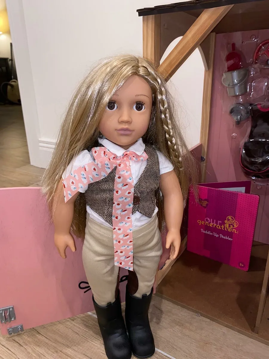 Our Generation Horses Saddle up Stable Horse Barn - Image 3