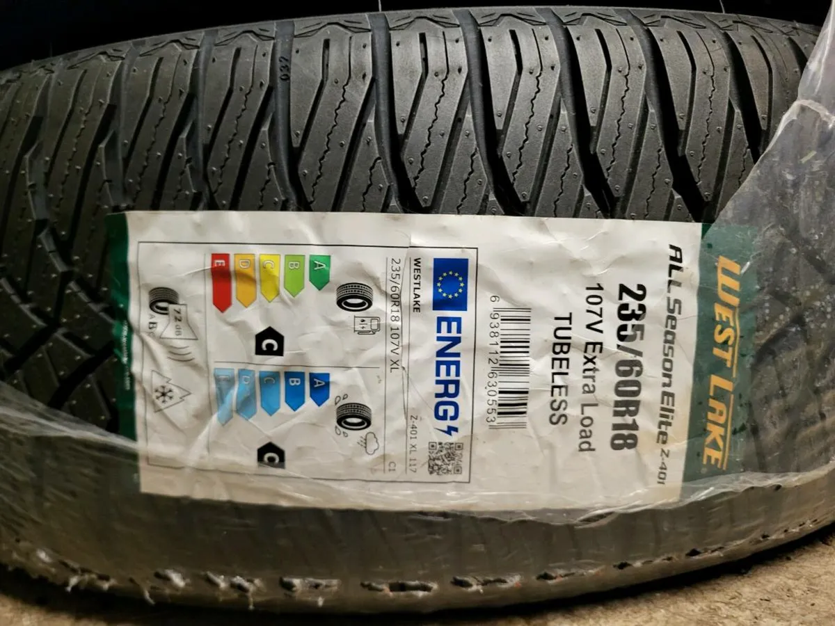 Car tyres (Set of 4 all weather R18s) - Image 2