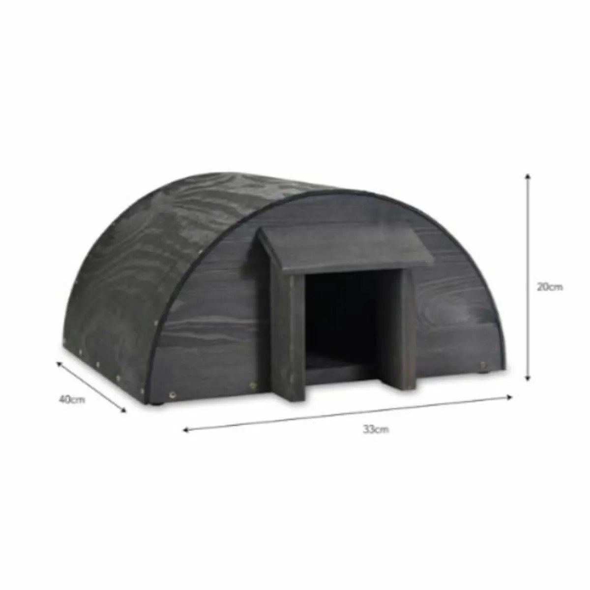 Hedgehog House Black – GT19 - Image 2