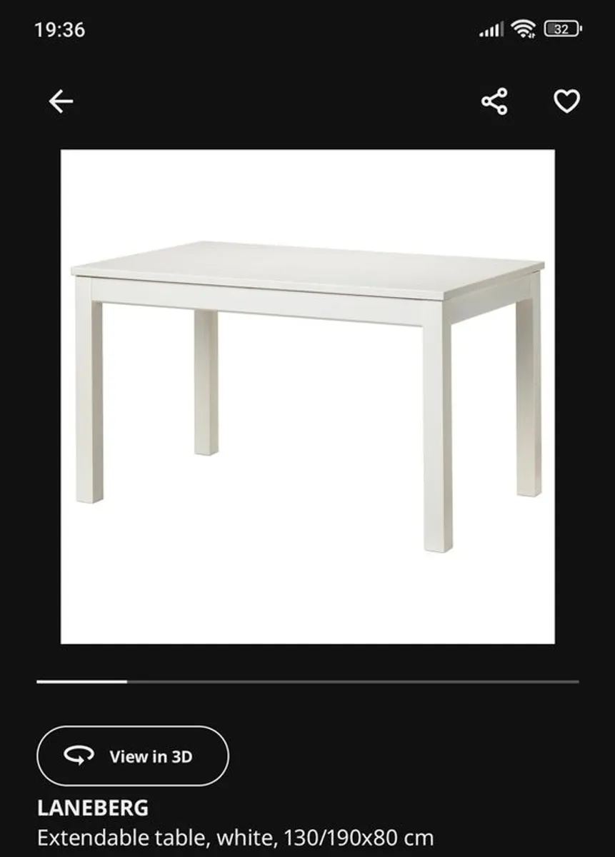 Extendable table . - Image 2
