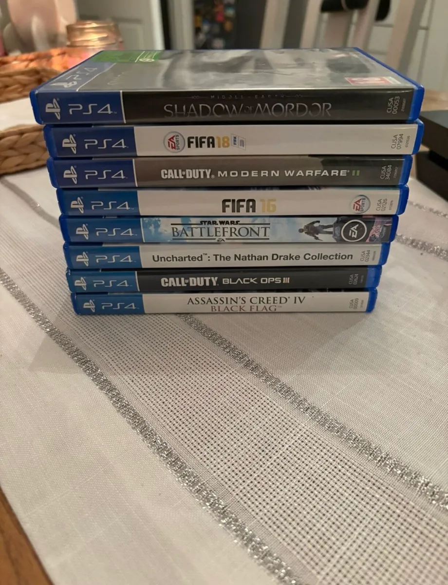 PlayStation 4 (PS4) Bundle + 8 Games - Image 3