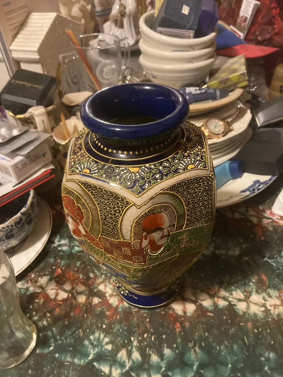 1950s satsuma Japanese vase free postage - Image 2