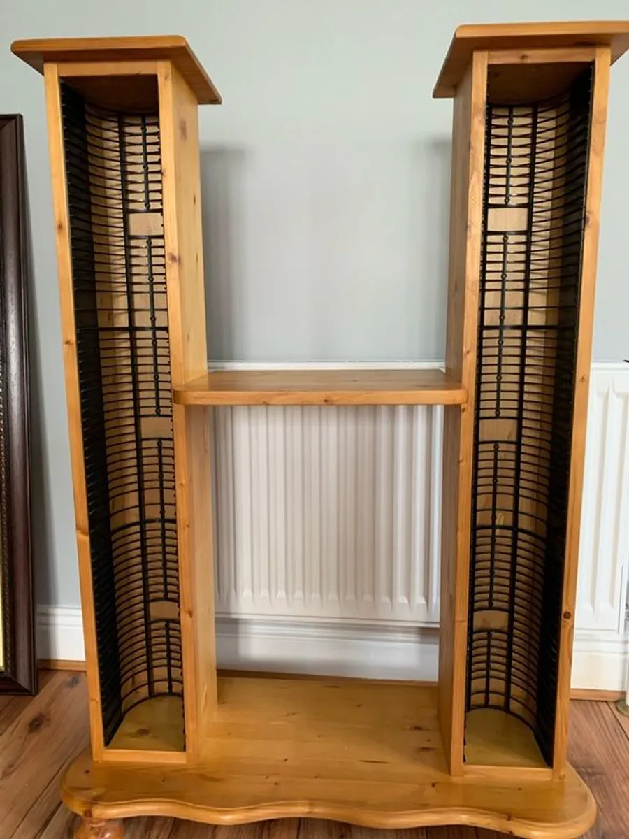 pine cd storage stand - REDUCED AGAIN